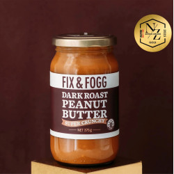 FIx & Fogg Dark Roast Super Crunchy Peanut Butter 375g