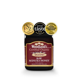 Organic Raw Mānuka Honey MGO250+ (250GMS)
