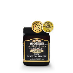 Organic Raw Mānuka Honey MGO350+ (250gms)