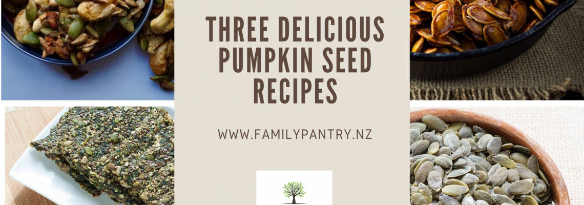 Three Delicious Pumpkin Seed Recipes (scroll down to see the other recipes)