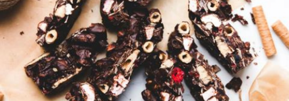 Coconut Roll And Almond Rocky Road