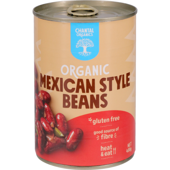 Chantal Organics Mexican Style Beans, 400g