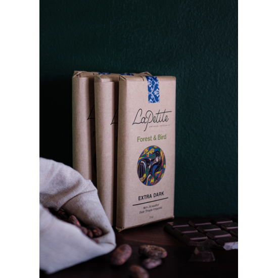 La Petite Forest & Bird Extra Dark Chocolate, 70g La Petite Forest & Bird Extra Dark Chocolate, 70g