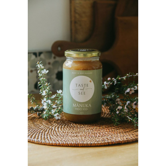 Taste and See Raw Manuka Honey MGO 100+ , 500g Taste and See Raw Manuka Honey MGO 100+ , 500g