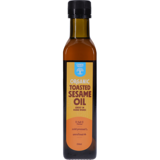 Chantal Organics Toasted Sesame Oil, 250ml